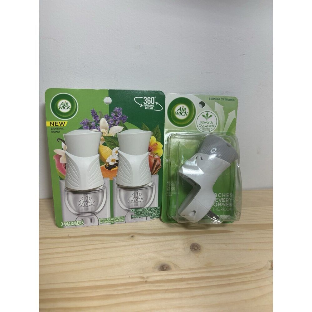 Air Wick Scented Oil Air Freshener Warmer-Set Of‎ 3 NEW CC13